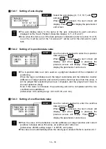 Предварительный просмотр 262 страницы Shibaura CA20-M10 Operating Manual