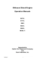 Shibaura E673L Operation Manuals предпросмотр