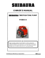 Shibaura FK500-A Owner'S Manual preview