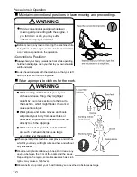 Preview for 12 page of Shibaura GM222 Operators Manual & Parts Lists