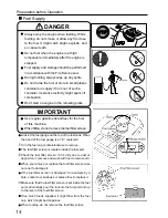 Preview for 16 page of Shibaura GM222 Operators Manual & Parts Lists