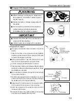 Preview for 17 page of Shibaura GM222 Operators Manual & Parts Lists