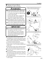 Preview for 25 page of Shibaura GM222 Operators Manual & Parts Lists