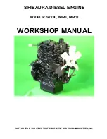 Предварительный просмотр 1 страницы Shibaura N843 Workshop Manual