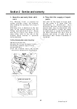 Предварительный просмотр 21 страницы Shibaura SR525 Instruction Manual