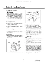 Предварительный просмотр 42 страницы Shibaura SR525 Instruction Manual