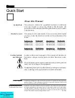 Preview for 2 page of Shibuya Hoppmann FR-20 Installation & Maintenance Manual