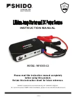 Shido MF4000-12 Instruction Manual preview