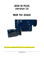 Shift838 838-IO PLUS Manual preview