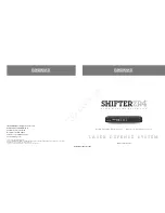 Preview for 2 page of SHIFTER ZR4 Owner'S Manual