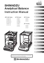 Preview for 1 page of Shimadzu AP W Series Instruction Manual