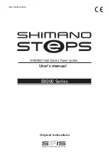 Shimano Steps E8000 Series User Manual предпросмотр