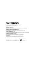 Предварительный просмотр 16 страницы Shimano BAITRUNNER series Instruction Manual