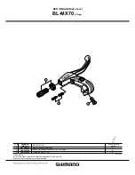 Предварительный просмотр 1 страницы Shimano BL-MX70 User Manual