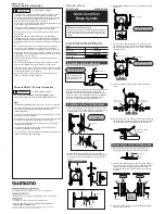 Предварительный просмотр 3 страницы Shimano BL-MX70 User Manual