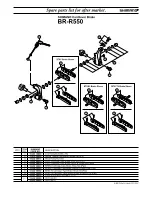 Preview for 1 page of Shimano BR-R550 Service Instructions Manual