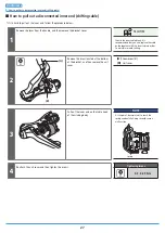 Предварительный просмотр 27 страницы Shimano CLARIS Series Dealer'S Manual