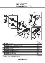 Shimano DEORE XT RD-M972 Technical Service Instructions preview