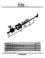 Предварительный просмотр 1 страницы Shimano DH-3N80 Technical Service Instructions