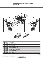 Shimano DURA-ACE ST-7970 Manual preview