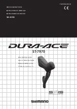 Предварительный просмотр 2 страницы Shimano DURA-ACE ST-7970 Manual