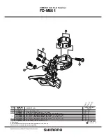 Предварительный просмотр 1 страницы Shimano FD-M661 User Manual