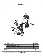 Shimano FD-M817 Technical Service Instructions предпросмотр