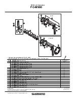 Предварительный просмотр 2 страницы Shimano FD-M980 Manual