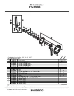 Предварительный просмотр 2 страницы Shimano FD-M985-E Manual