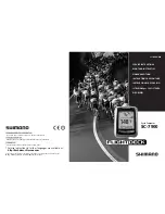 Shimano FlightDeck SC-7900 Service Instructions Manual preview