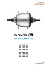 Предварительный просмотр 1 страницы Shimano INTER 5E Service Manual