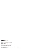 Предварительный просмотр 12 страницы Shimano METREA SL-U5000 Dealer'S Manual