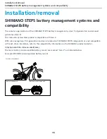 Предварительный просмотр 15 страницы Shimano Non BM-EN400-A Dealer'S Manual