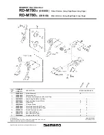 Предварительный просмотр 2 страницы Shimano RD-M780-S GS Technical Service Instructions