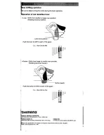 Предварительный просмотр 3 страницы Shimano SL-TZ20-6 User Manual