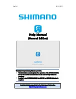 Shimano SM-PCE1 Help Manual предпросмотр