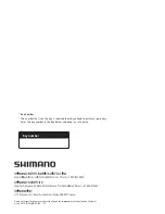 Предварительный просмотр 56 страницы Shimano STEPS E7000 SERIES User Manual