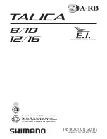 Предварительный просмотр 1 страницы Shimano TALICA 12/16 Instruction Manual