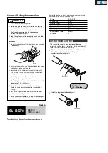 Предварительный просмотр 1 страницы Shimano ULTEGRA SL-BS78 - TECHNICAL Service Instructions