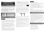 Preview for 1 page of Shimano UM-8VT0A-003 User Manual