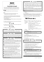 Shimax MA20C Instruction Manual preview