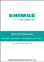 SHIMGE QJD Series Service Manual предпросмотр