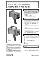 Shimpo DT-311A Instruction Manual preview