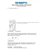 Предварительный просмотр 8 страницы Shimpo DT-315P Instruction Manual