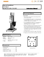 Предварительный просмотр 1 страницы Shimpo FGS-100H Instruction Manual