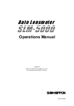 Preview for 1 page of Shin-Nippon SLM-5000 Operation Manual