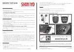 Предварительный просмотр 2 страницы SHIN YO 550-500 Quick Start Manual