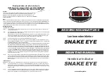 SHIN YO SNAKE EYE 202-550 Mounting Manual предпросмотр