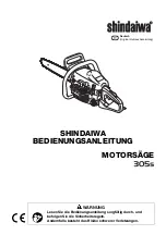 Preview for 69 page of Shindaiwa 305s Owner'S/Operator'S Manual