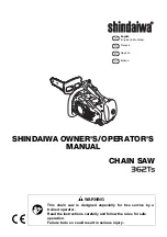 Preview for 1 page of Shindaiwa 362TS Owner'S/Operator'S Manual